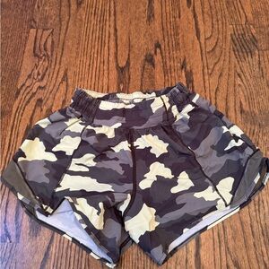 Lululemon Hotty Hot Camo Shorts
